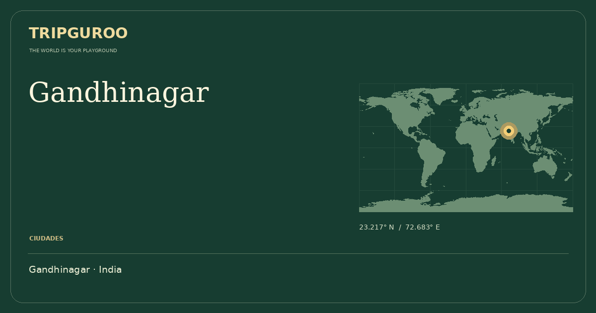 Gandhinagar · Ubicación de referencia