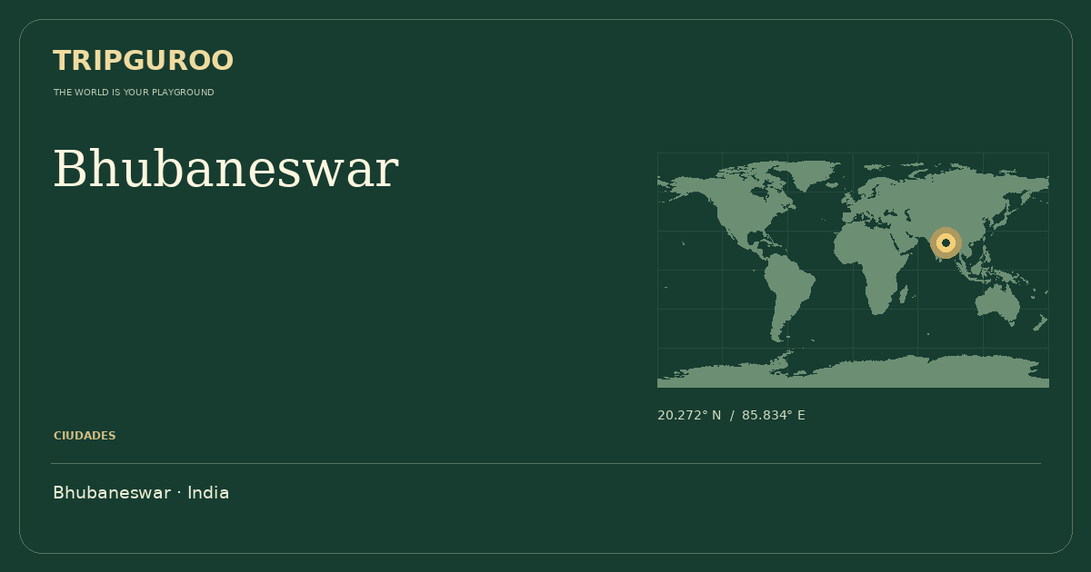 Bhubaneswar · Ubicación de referencia