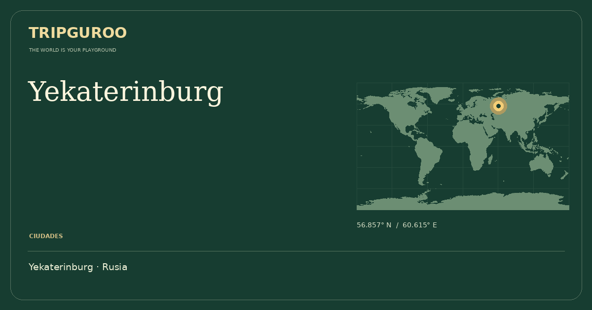Yekaterinburg · Ubicación de referencia