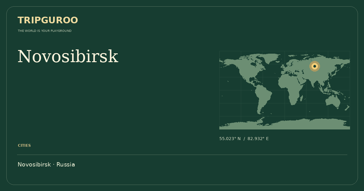 Novosibirsk · Reference location