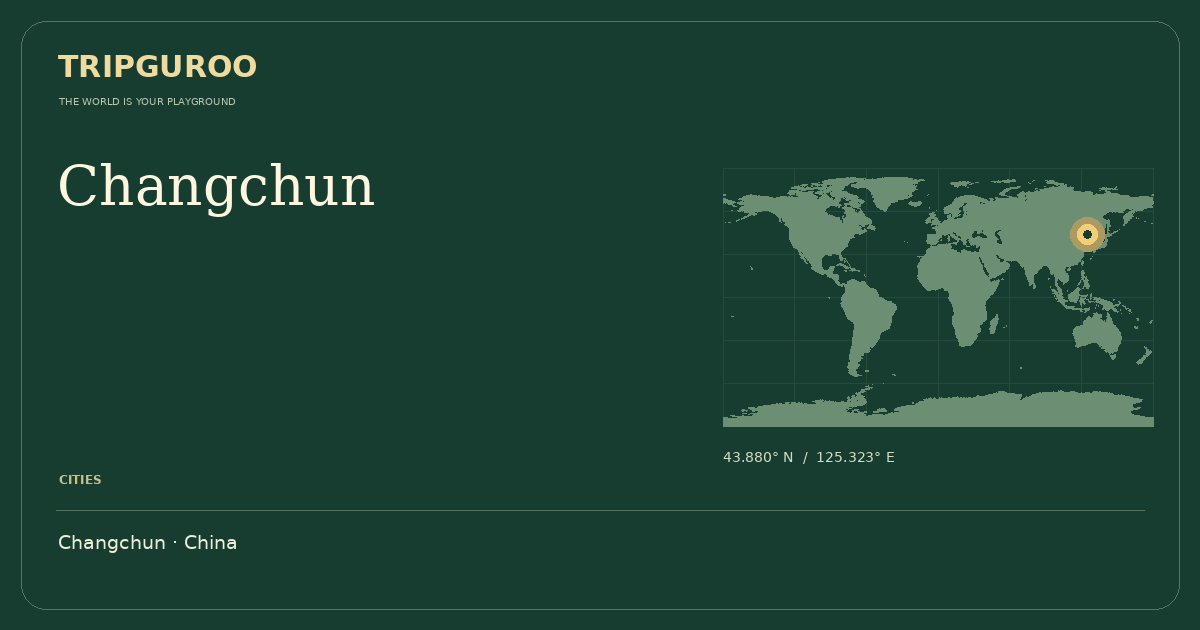 Changchun · Reference location