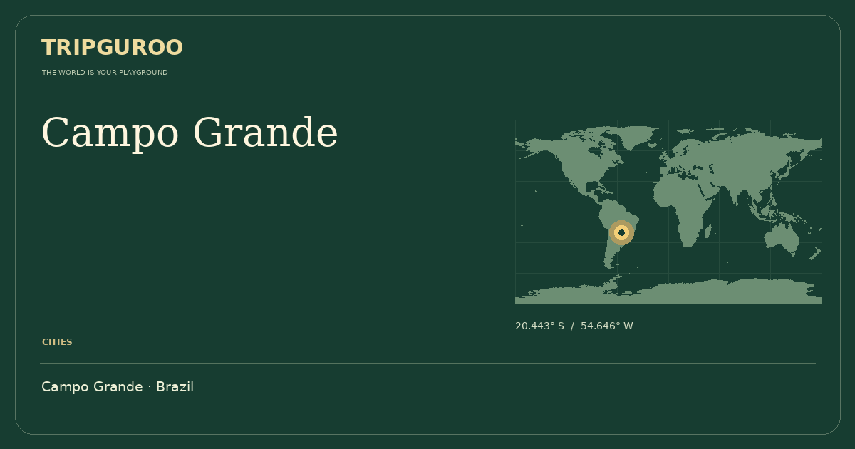 Campo Grande · Reference location