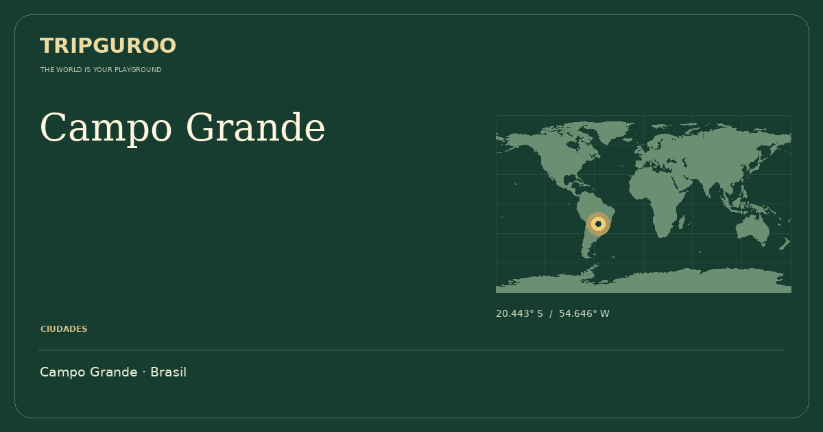 Campo Grande · Ubicación de referencia