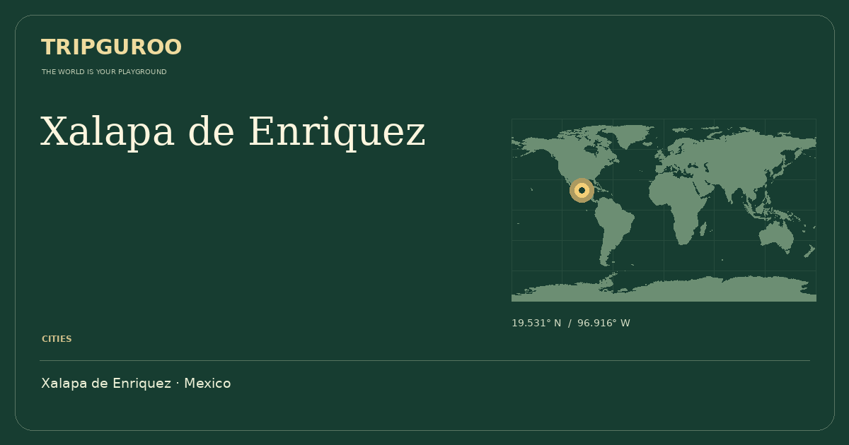 Xalapa de Enriquez · Reference location