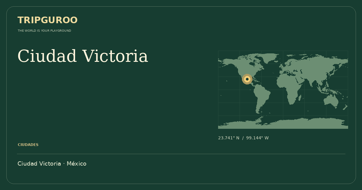Ciudad Victoria · Ubicación de referencia