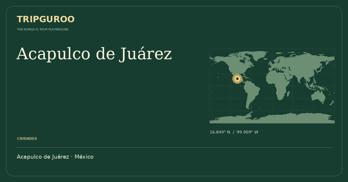 Acapulco de Juárez · Ubicación de referencia