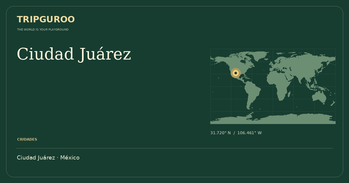 Ciudad Juárez · Ubicación de referencia