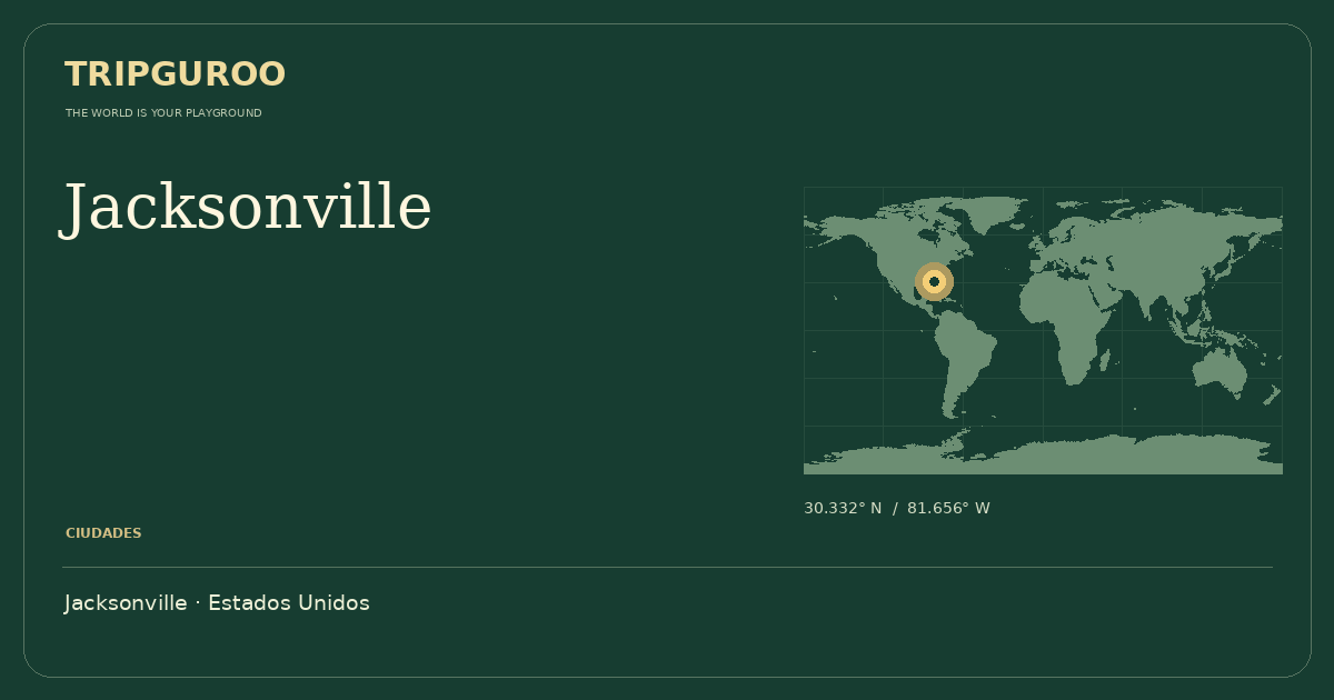 Jacksonville · Ubicación de referencia