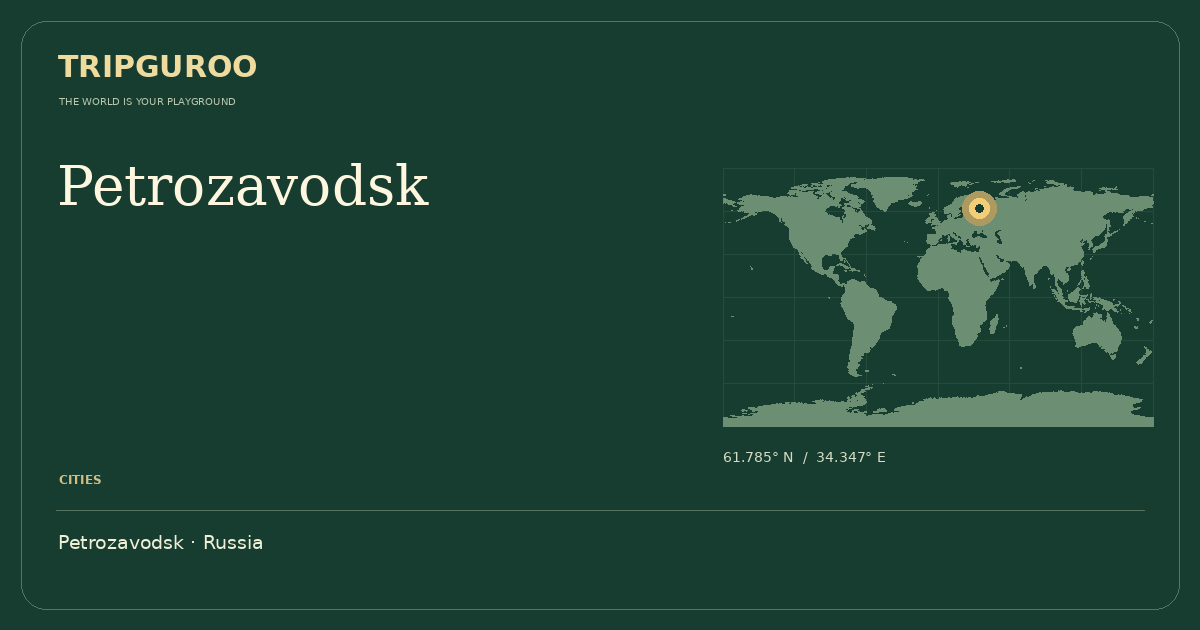Petrozavodsk · Reference location
