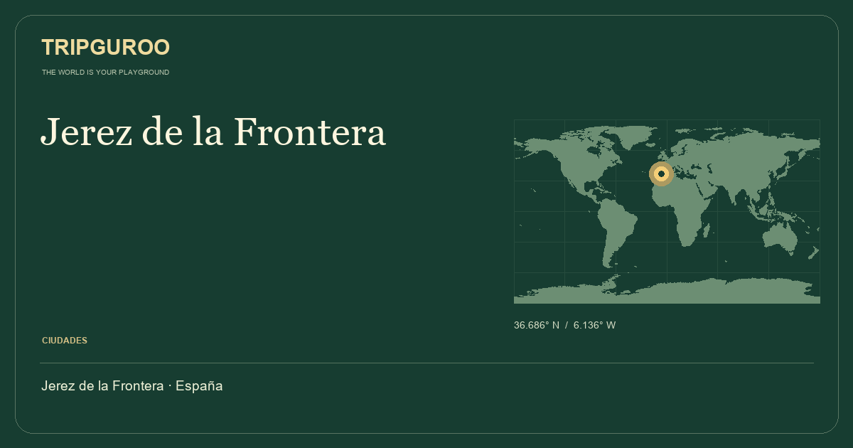 Jerez de la Frontera · Ubicación de referencia