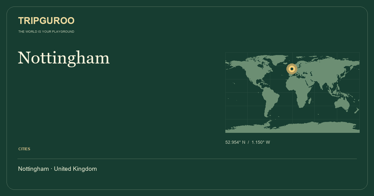 Nottingham · Reference location