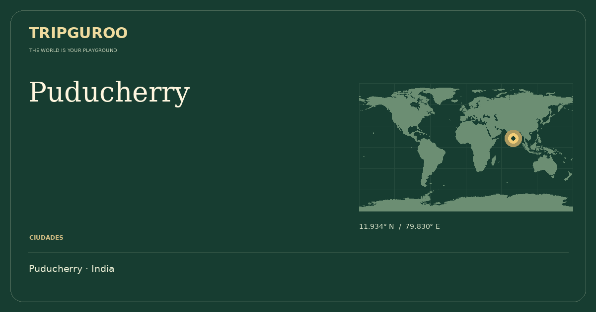 Puducherry · Ubicación de referencia