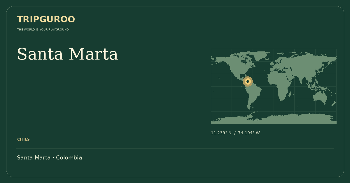 Santa Marta · Reference location