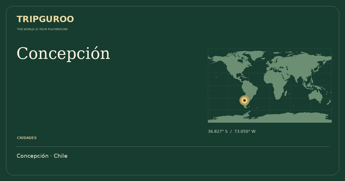 Concepción · Ubicación de referencia