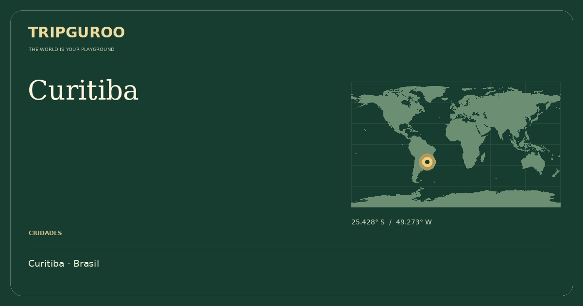 Curitiba · Ubicación de referencia