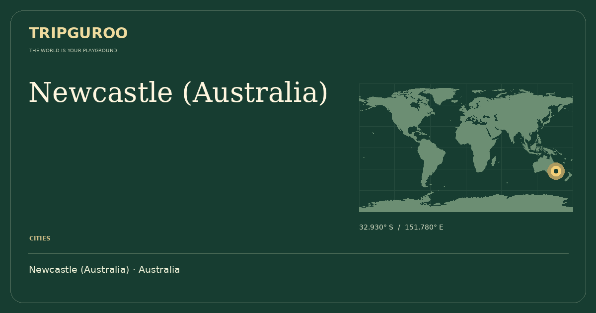Newcastle (Australia) · Reference location