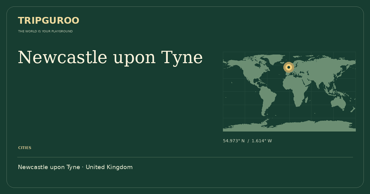 Newcastle upon Tyne · Reference location