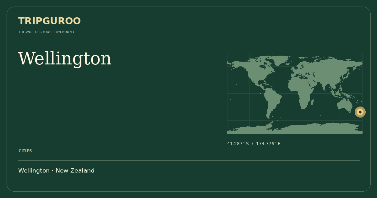 Wellington · Reference location