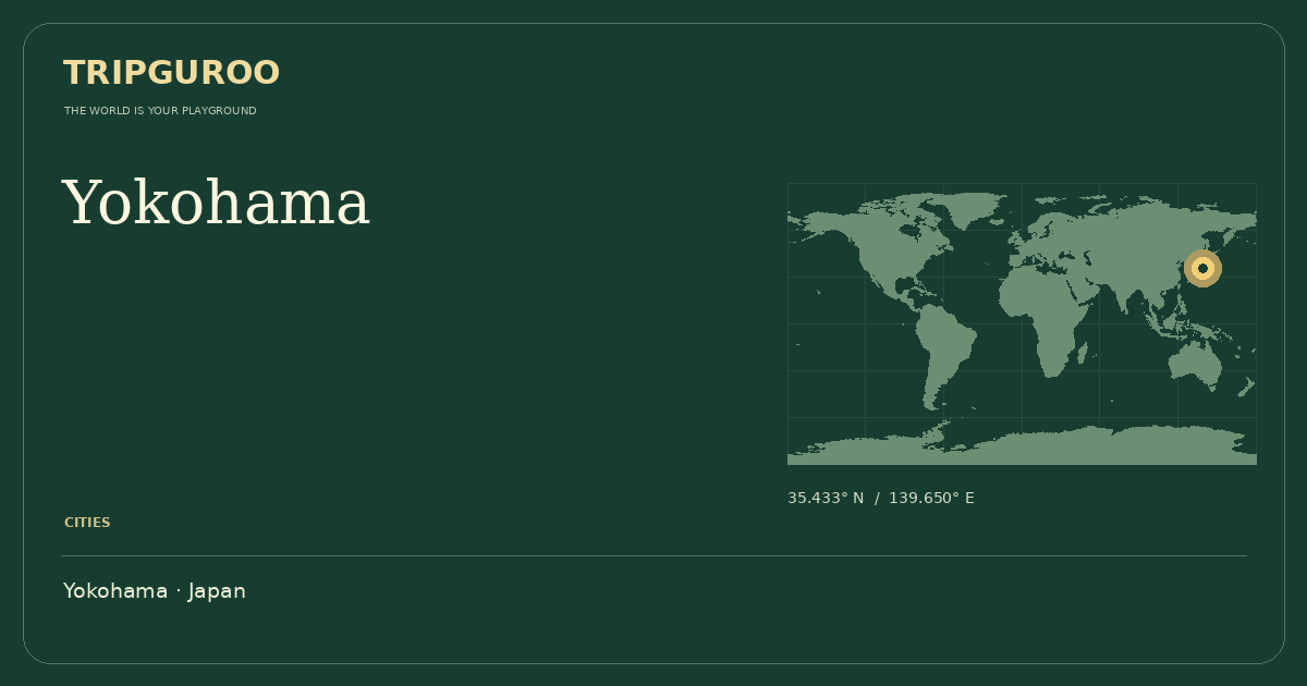 Yokohama · Reference location