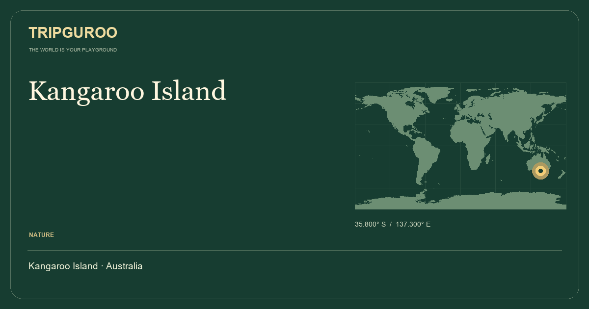 Kangaroo Island · Reference location