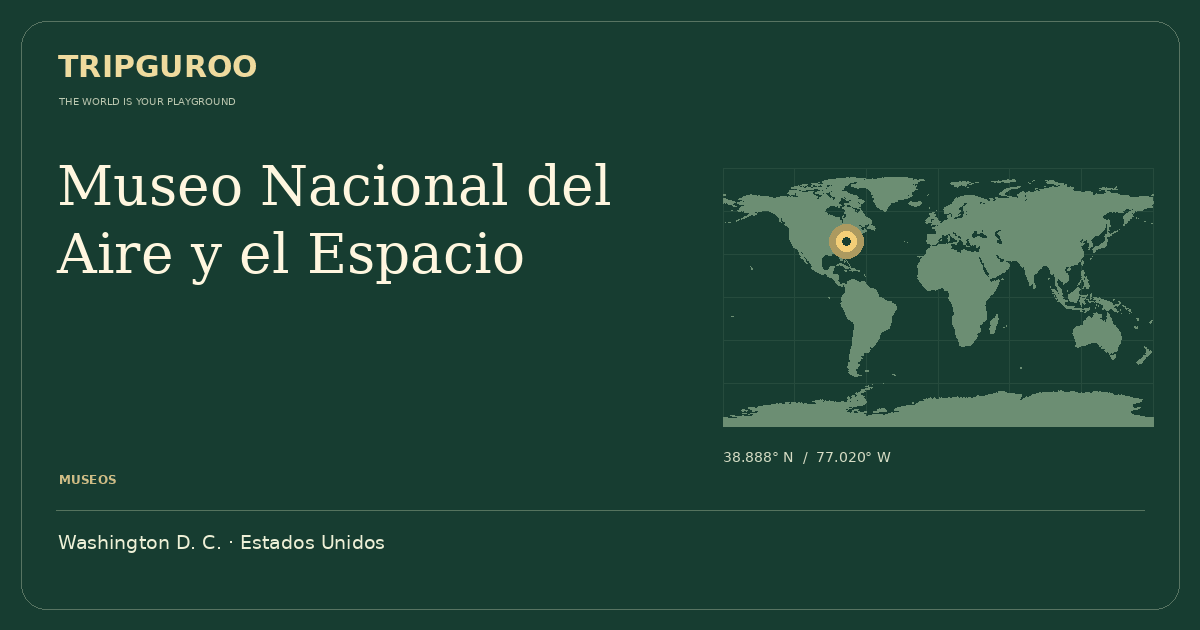 Museo Nacional del Aire y el Espacio · Ubicación de referencia