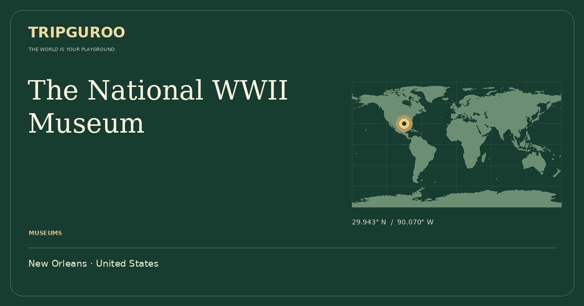The National WWII Museum · Reference location