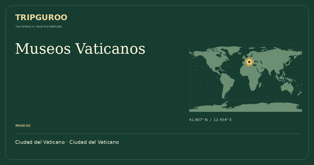 Museos Vaticanos · Ubicación de referencia