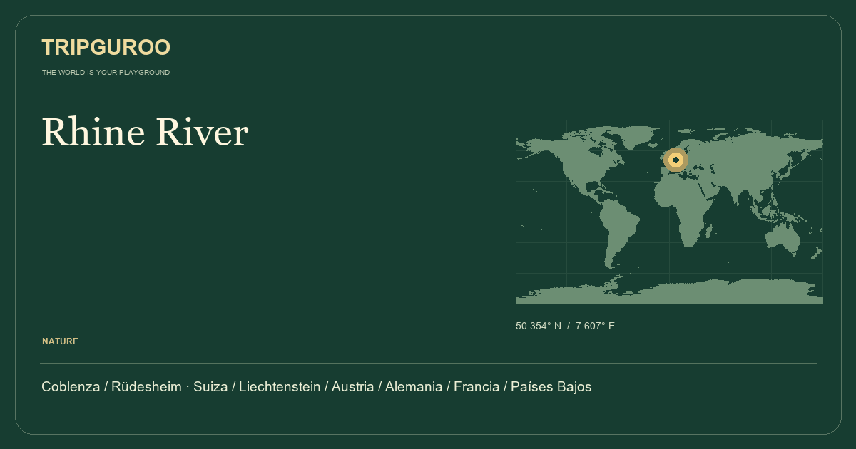 Rhine River · Reference location