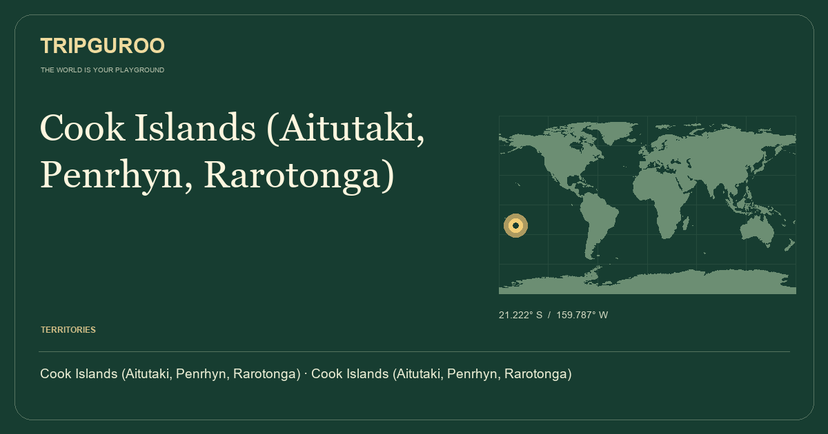 Cook Islands (Aitutaki, Penrhyn, Rarotonga) · Reference location