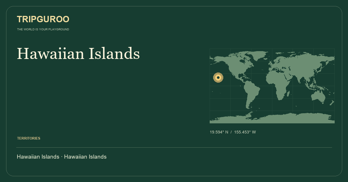 Hawaiian Islands · Reference location