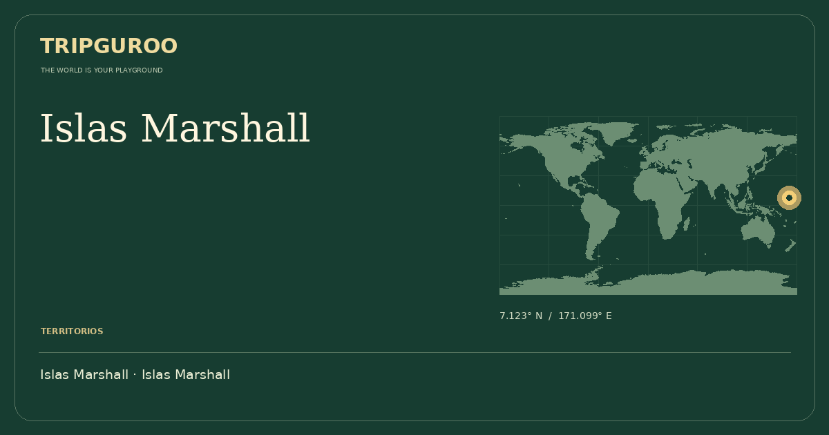 Islas Marshall · Ubicación de referencia