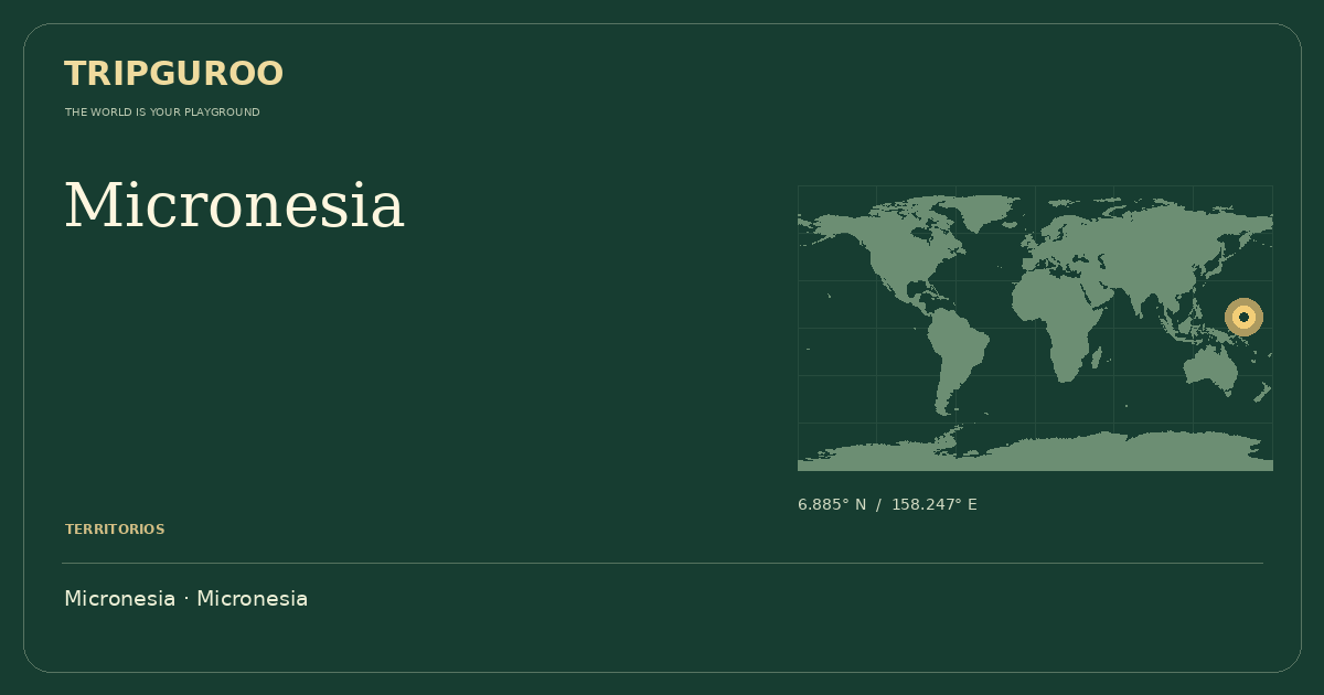 Micronesia · Ubicación de referencia