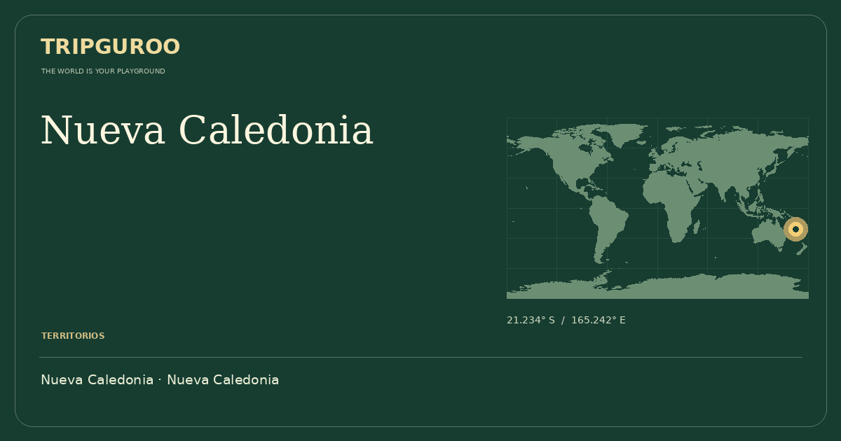 Nueva Caledonia · Ubicación de referencia