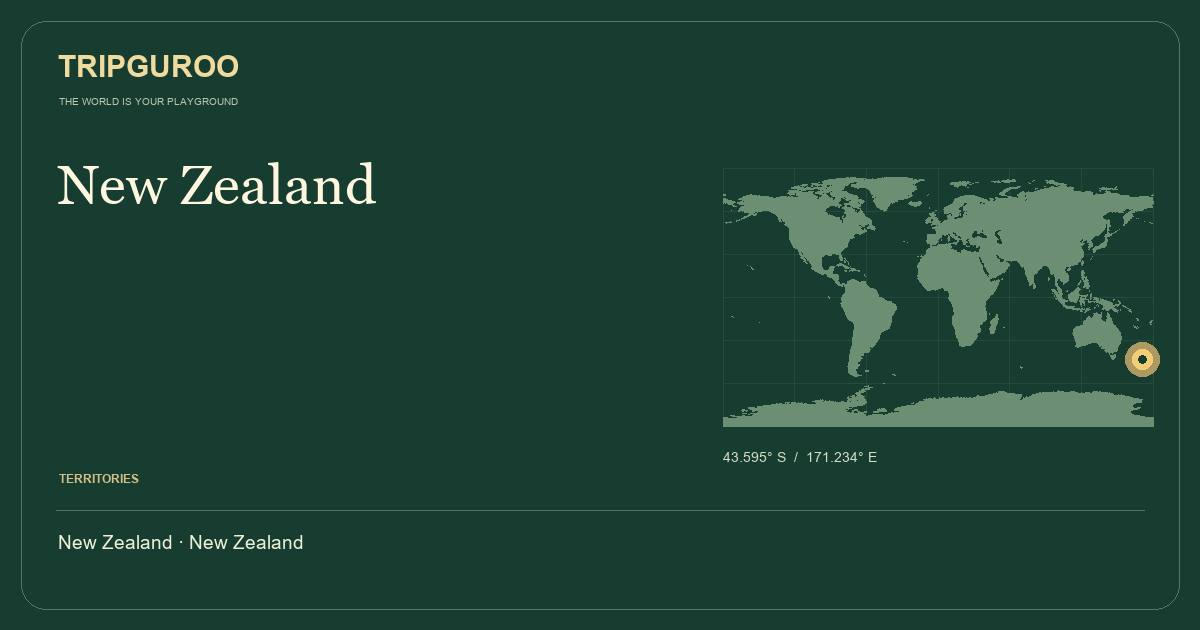 New Zealand · Reference location