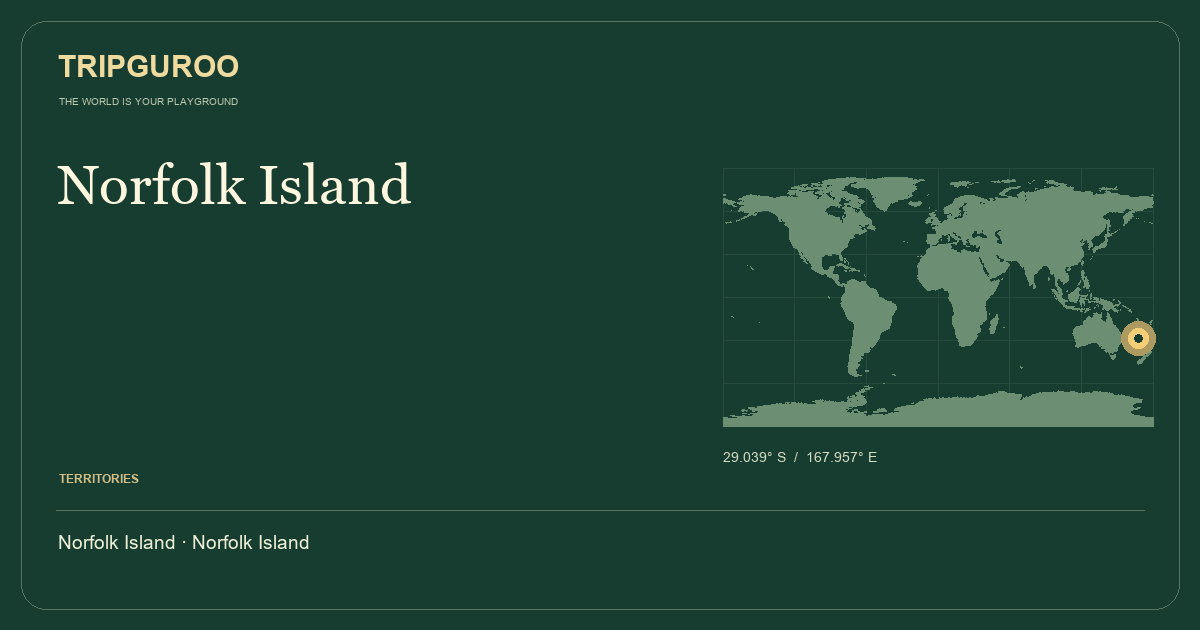 Norfolk Island · Reference location