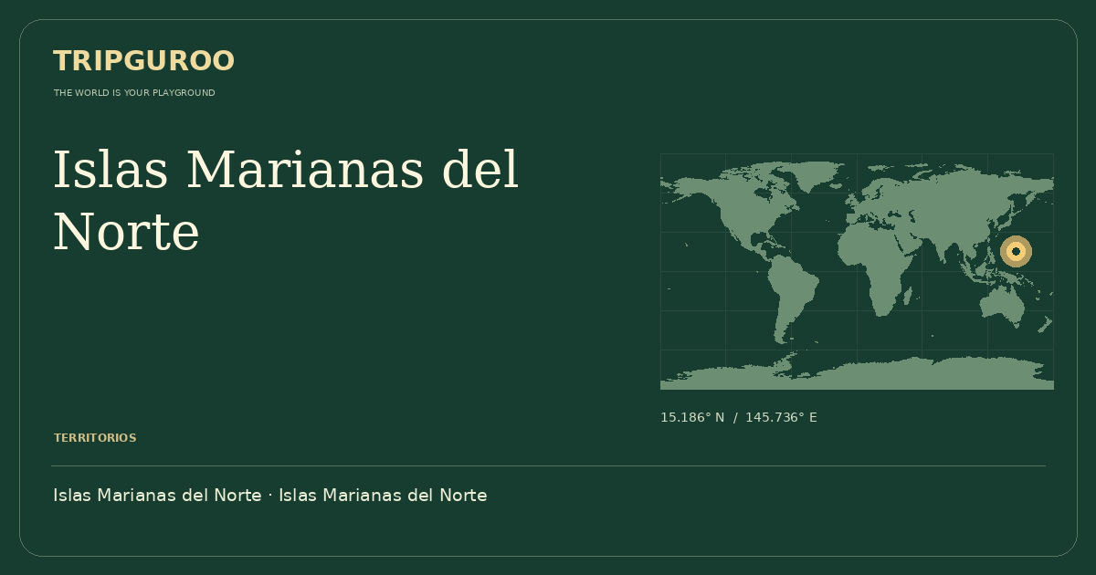Islas Marianas del Norte · Ubicación de referencia