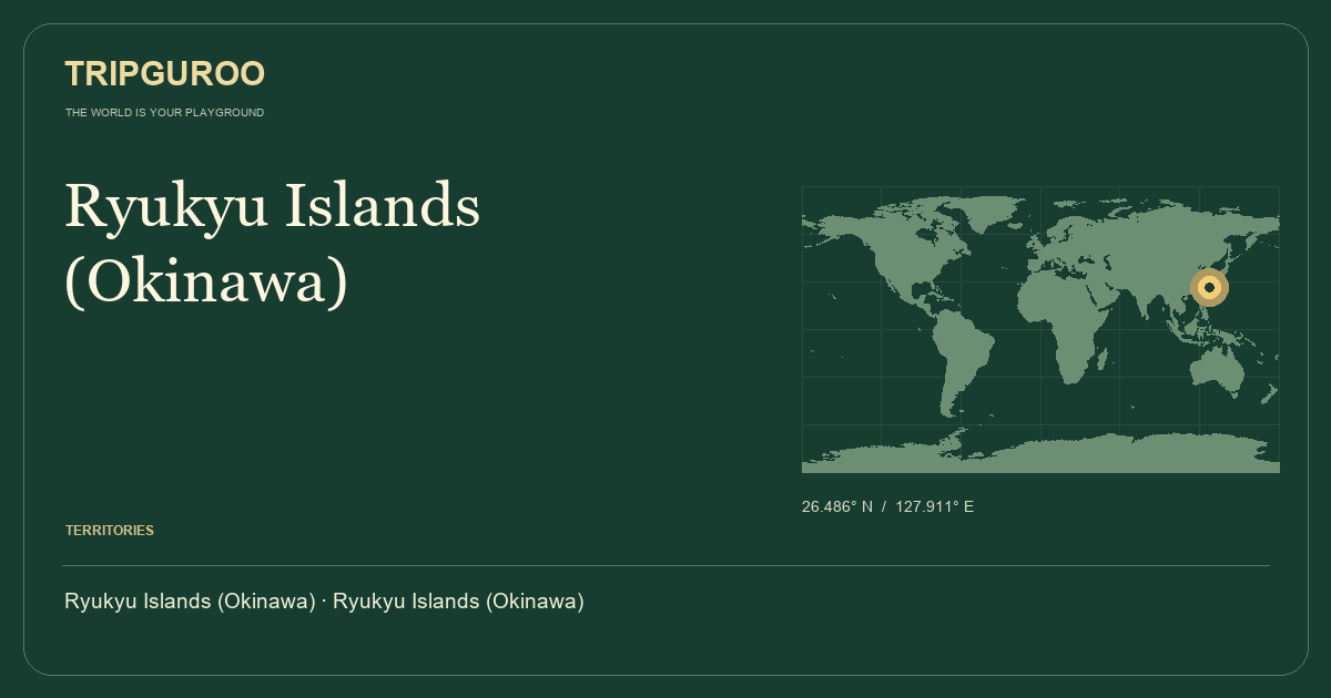 Ryukyu Islands (Okinawa) · Reference location