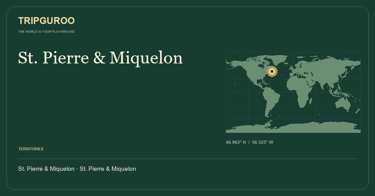 St. Pierre & Miquelon · Reference location