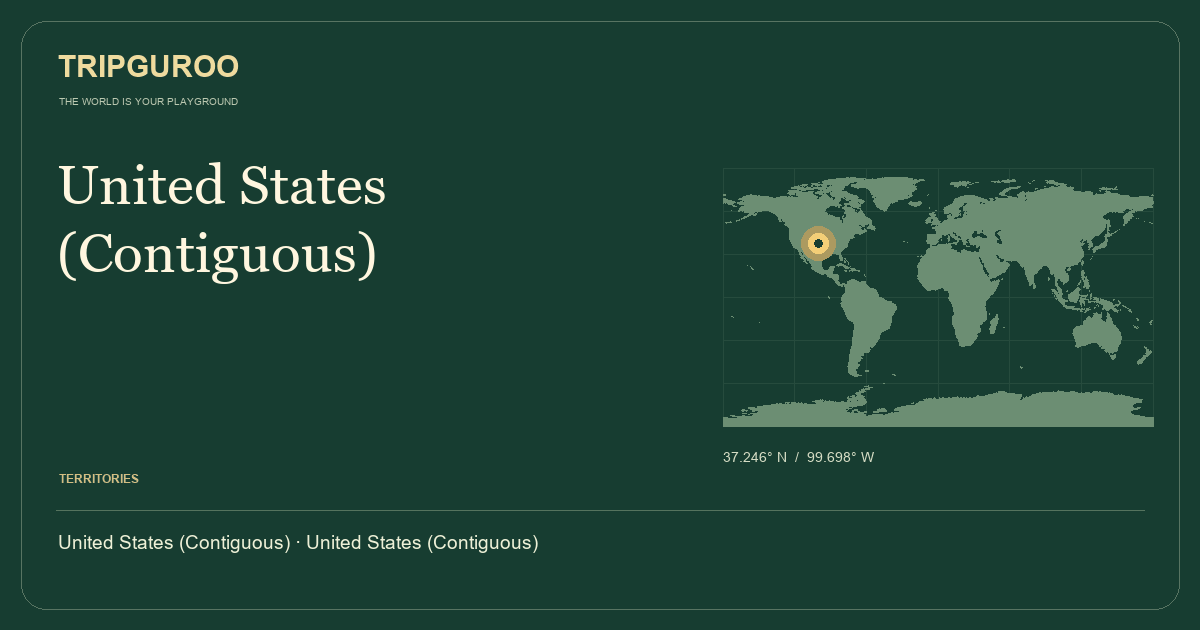 United States (Contiguous) · Reference location
