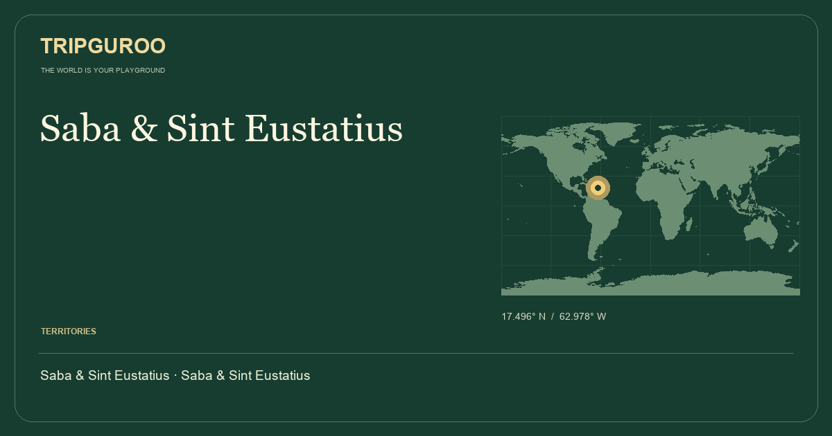 Saba & Sint Eustatius · Reference location