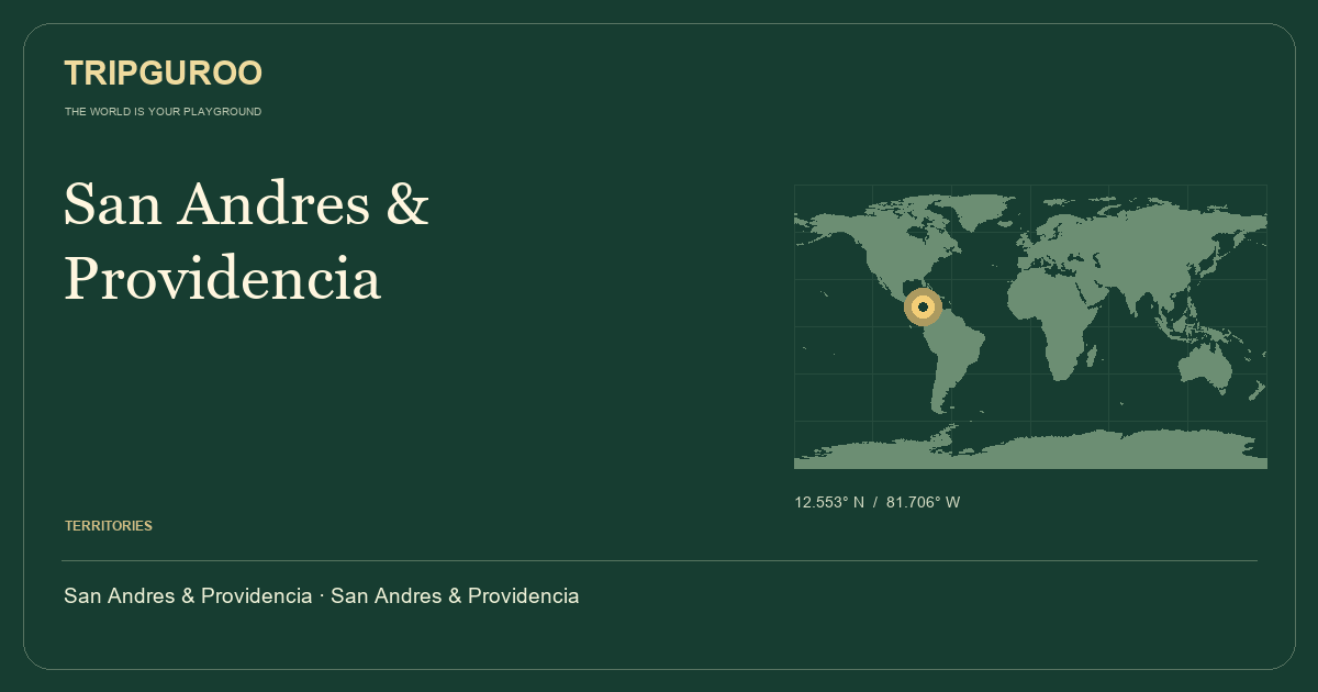 San Andres & Providencia · Reference location