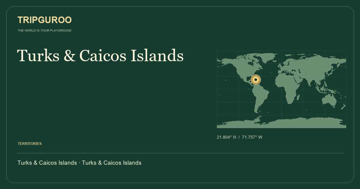 Turks & Caicos Islands · Reference location