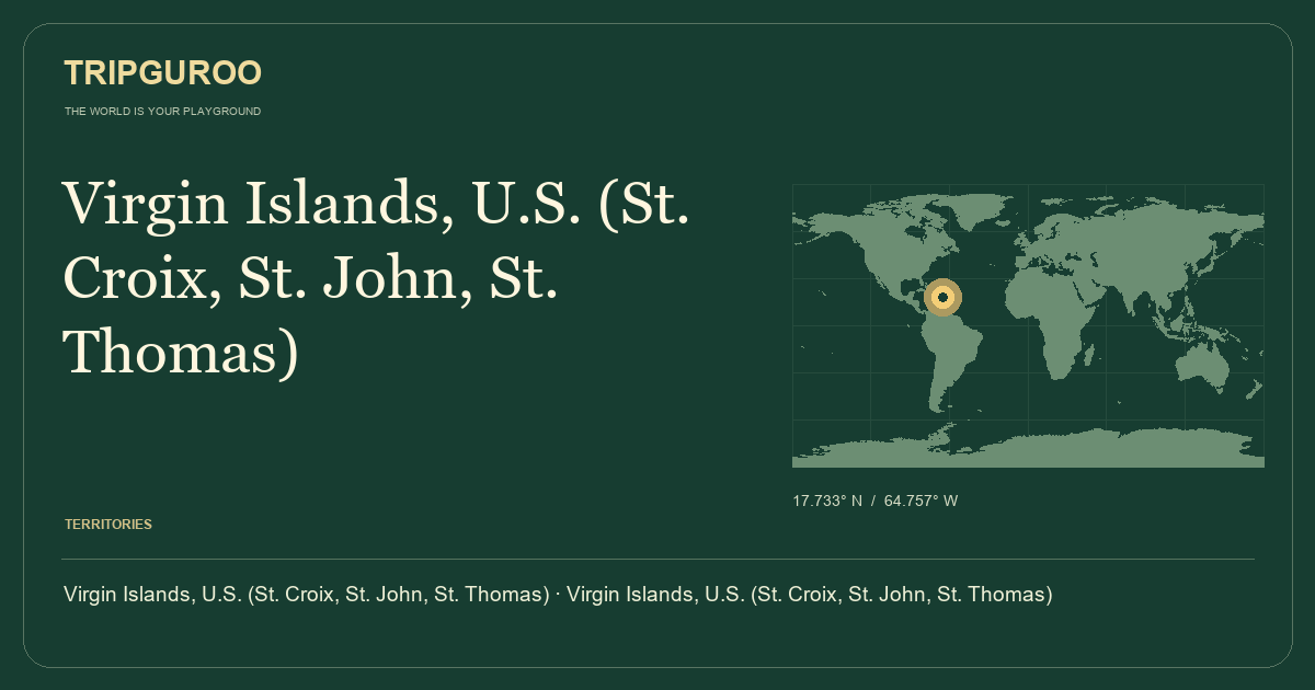 Virgin Islands, U.S. (St. Croix, St. John, St. Thomas) · Reference location