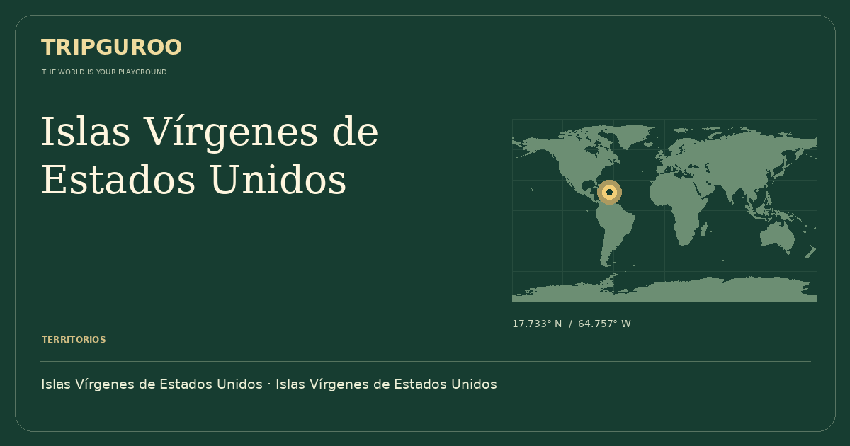 Islas Vírgenes de Estados Unidos · Ubicación de referencia