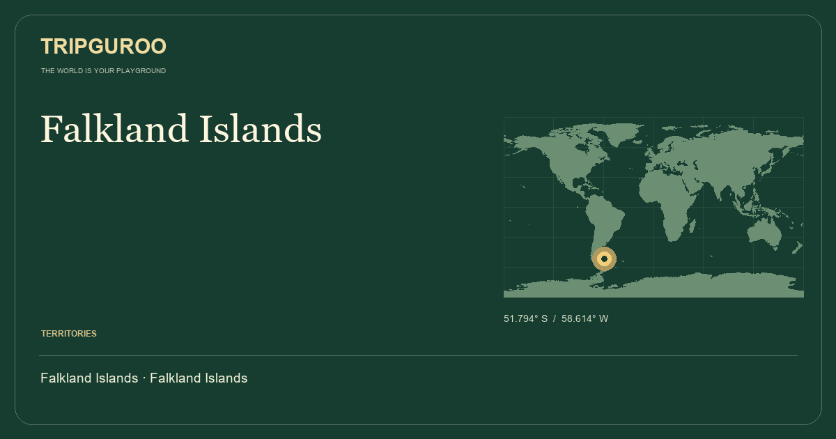 Falkland Islands · Reference location