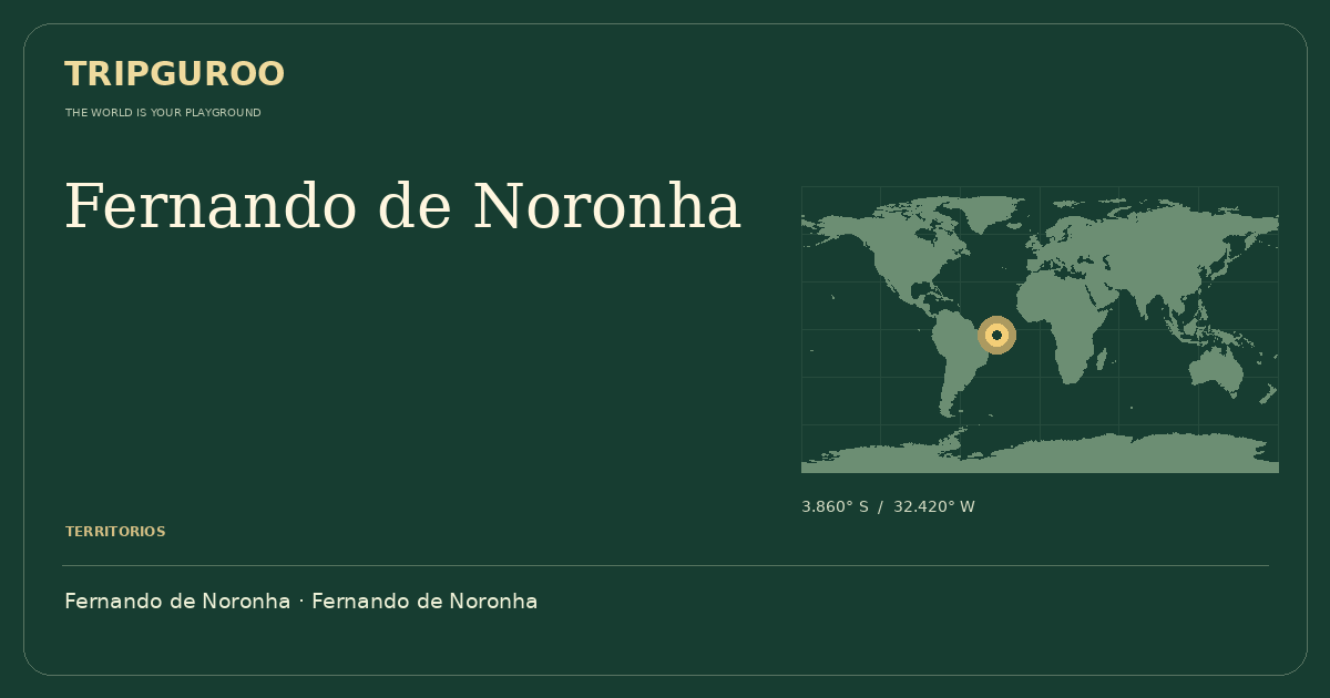 Fernando de Noronha · Ubicación de referencia