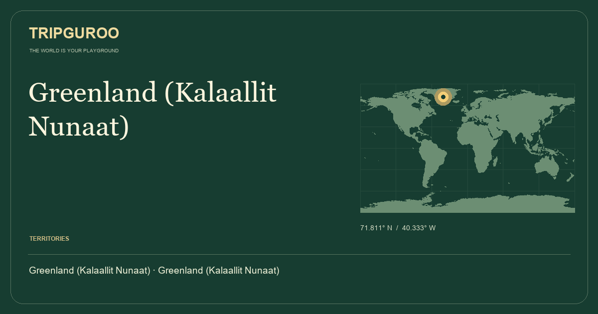 Greenland (Kalaallit Nunaat) · Reference location