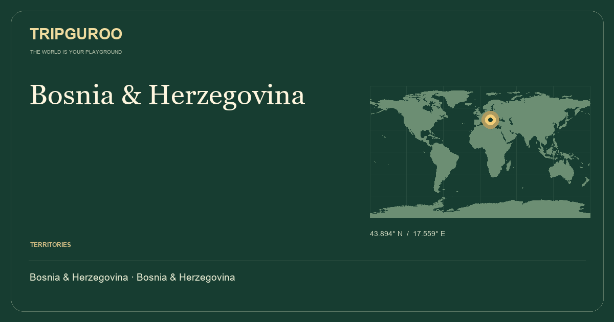 Bosnia & Herzegovina · Reference location