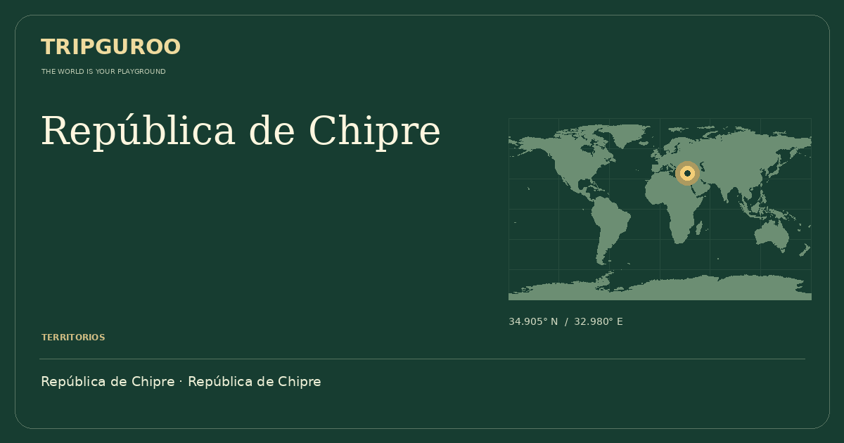 República de Chipre · Ubicación de referencia