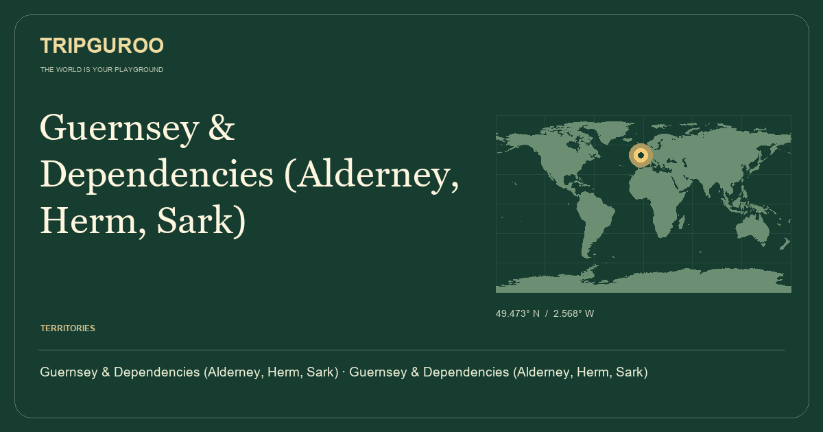 Guernsey & Dependencies (Alderney, Herm, Sark) · Reference location